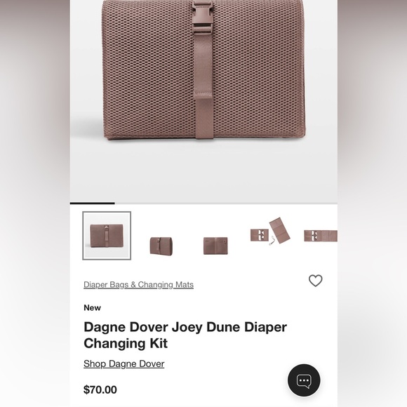 Dagne Dover Large Indi Diaper Bag- Dune with Joey Changing Pad - Picture 6 of 6